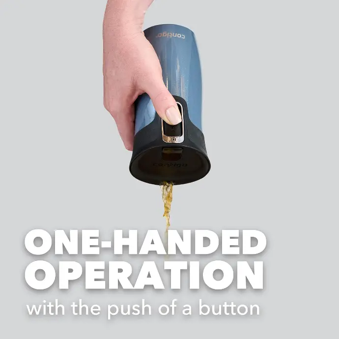 Contigo West Loop Mini Autoseal Travel Mug | Stainless Steel Thermal Mug | Vacuum Flask | Leakproof Tumbler | Coffee to go Mug with BPA Free Easy-Clean Lid | 300 ml